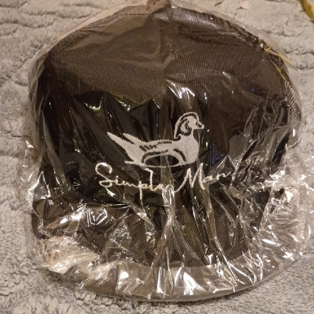 Simply Marsh Black Logo Baseball Cap